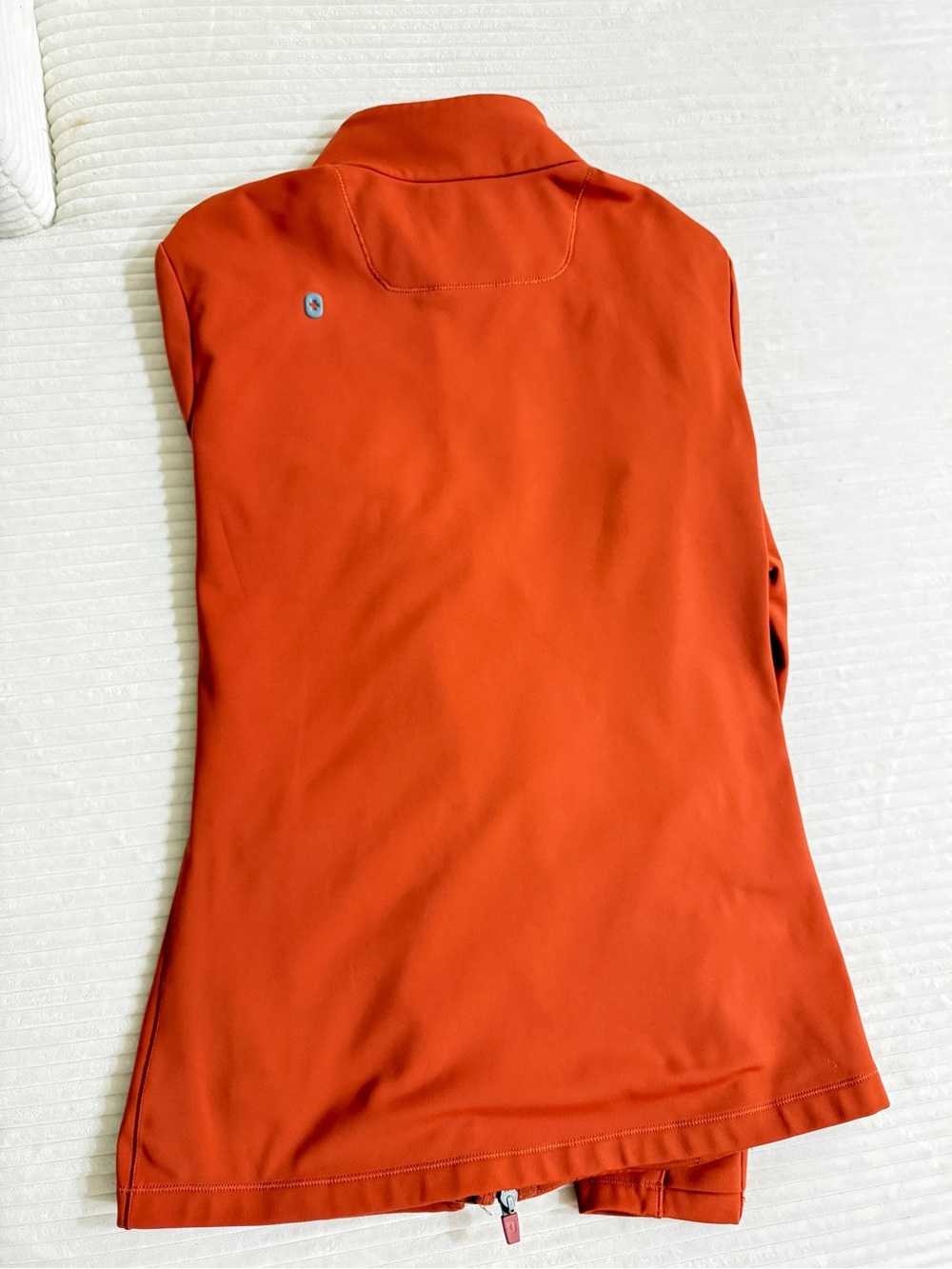 Figs Women’s On Shift CounterKnit full zip jacket in burnt orange size M - Picture 4 of 6